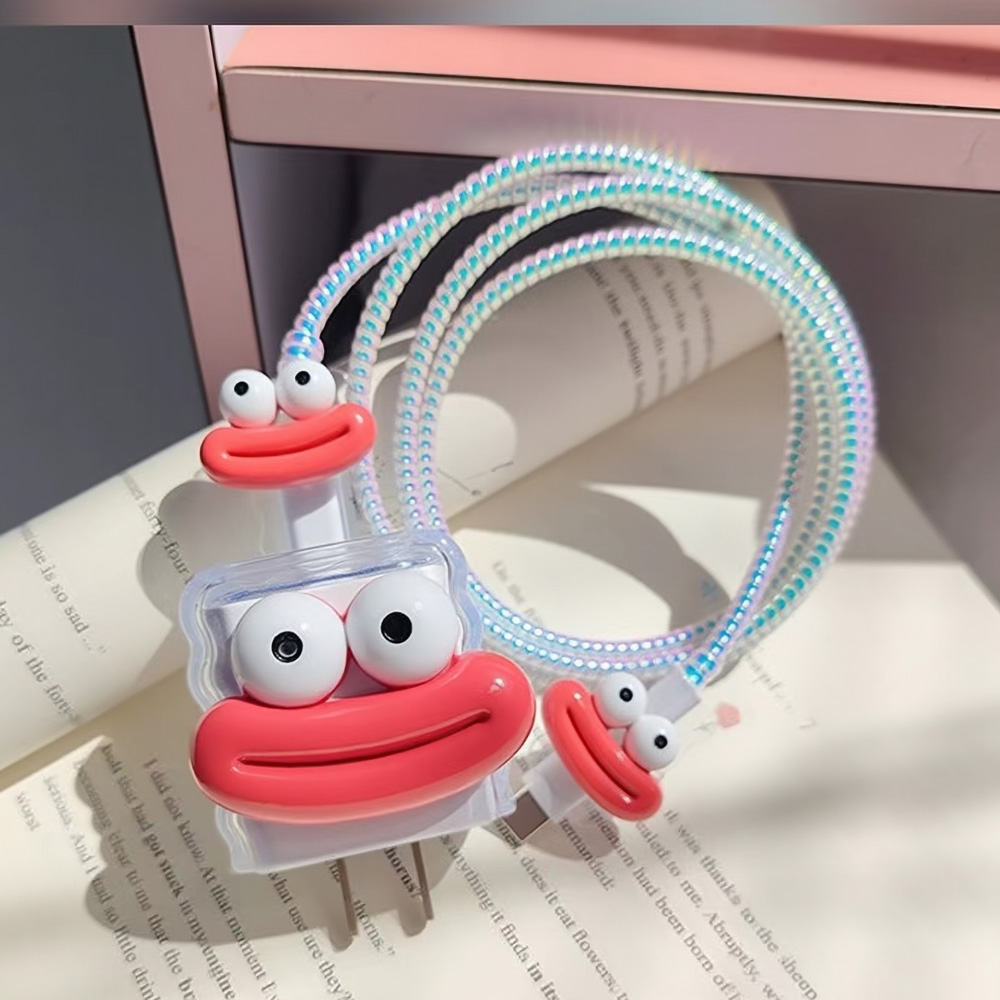 Phone Cases Rubber - Cable Protector Winder Soft Protective Case