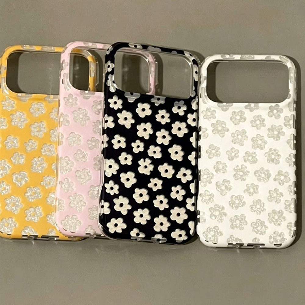 Phone Cases Trendy - Vintage Trendy Ins Black White Flowers