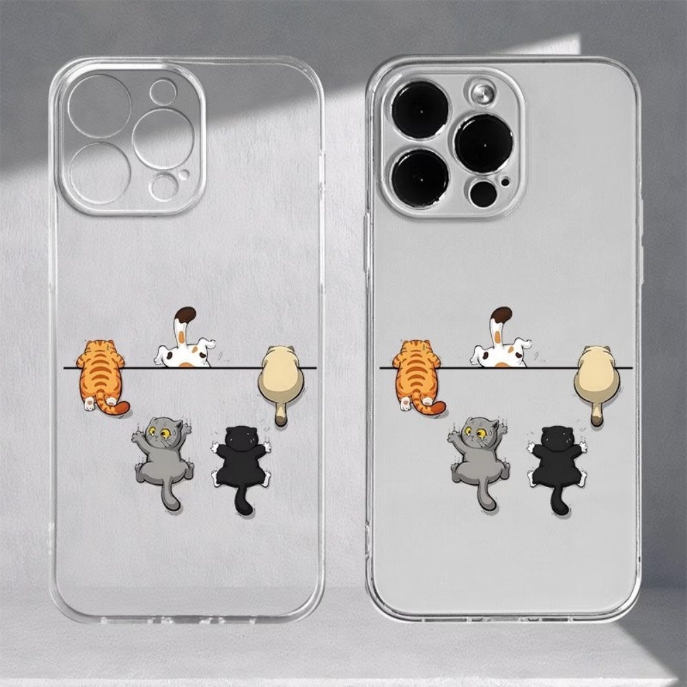 Phone Cases Cute - Five Cute Cat Pattern Phone Case