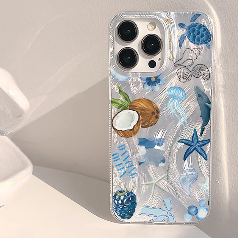 Phone Cases Redmi - Blue Ocean Beach Shockproof Phone Case