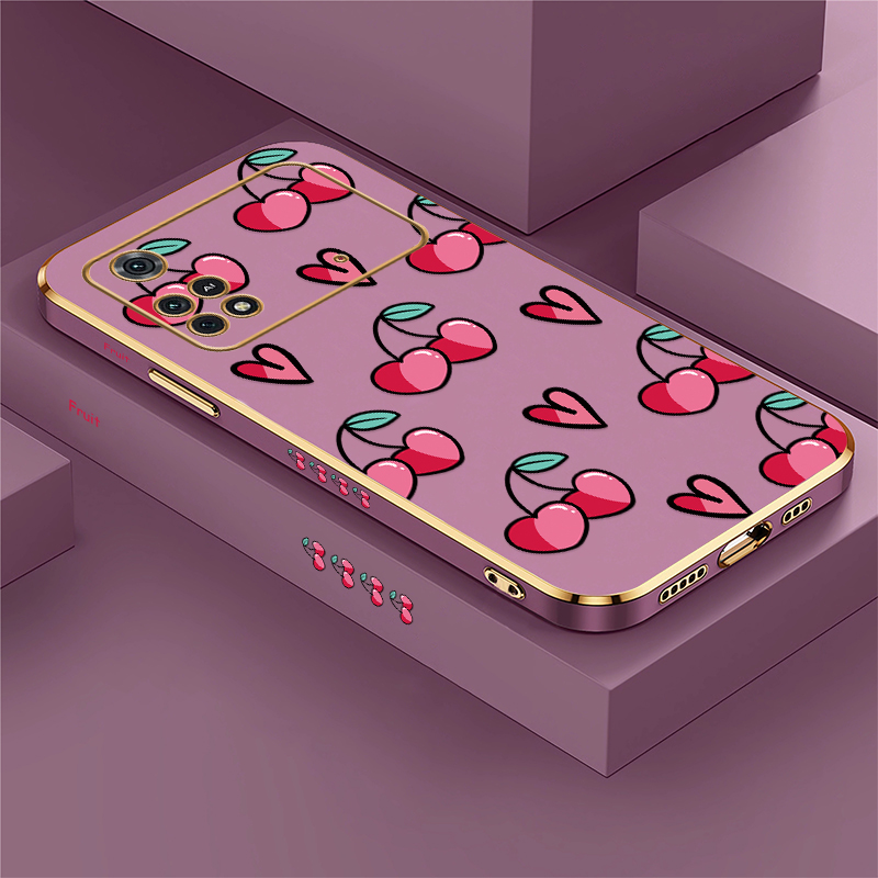 Phone Cases Cherry - Luxury Silicone TPU Phone Case For