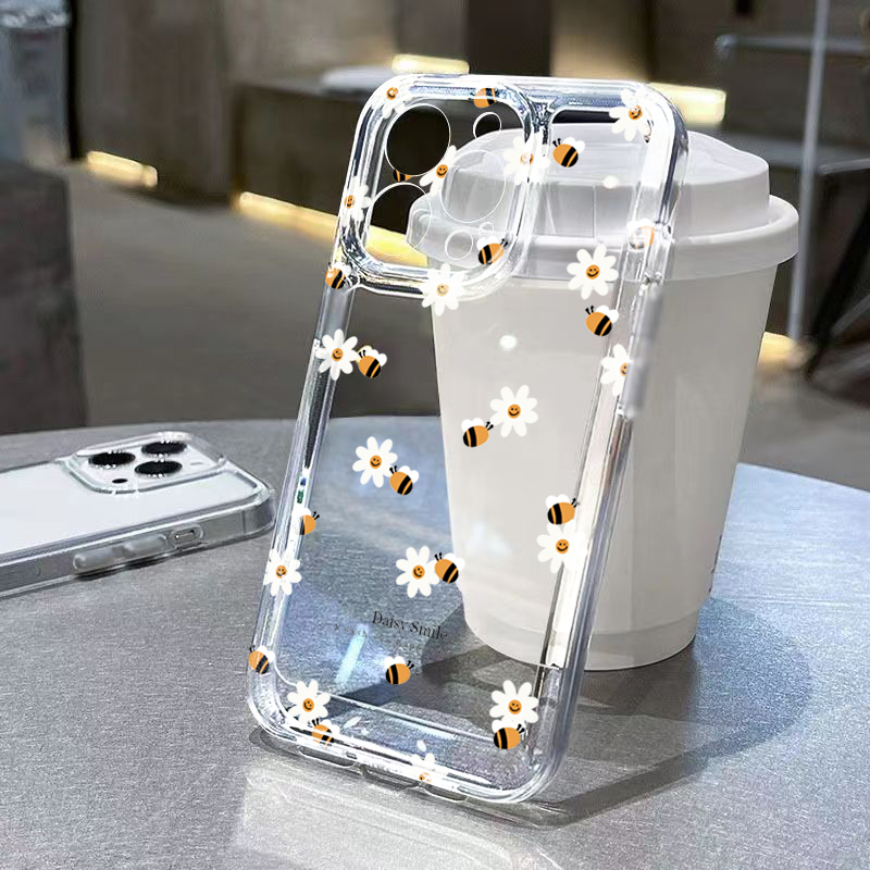 Trendy Daisy Bee Floral Clear  - огляд і ціна Phone Cases Trendy