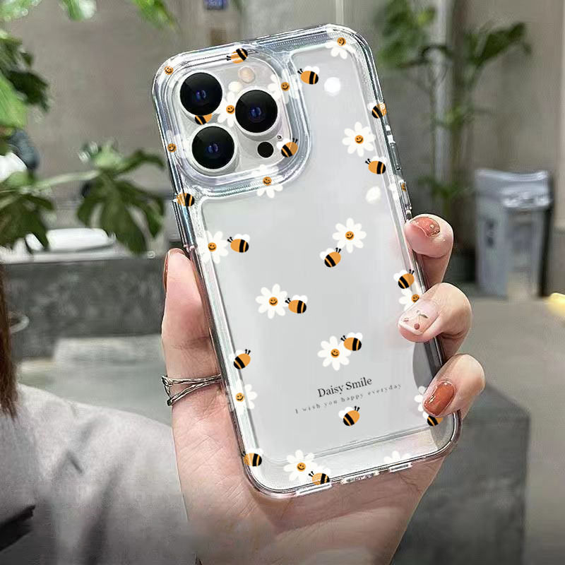 Trendy Daisy Bee Floral Clear  - огляд і ціна Phone Cases Trendy