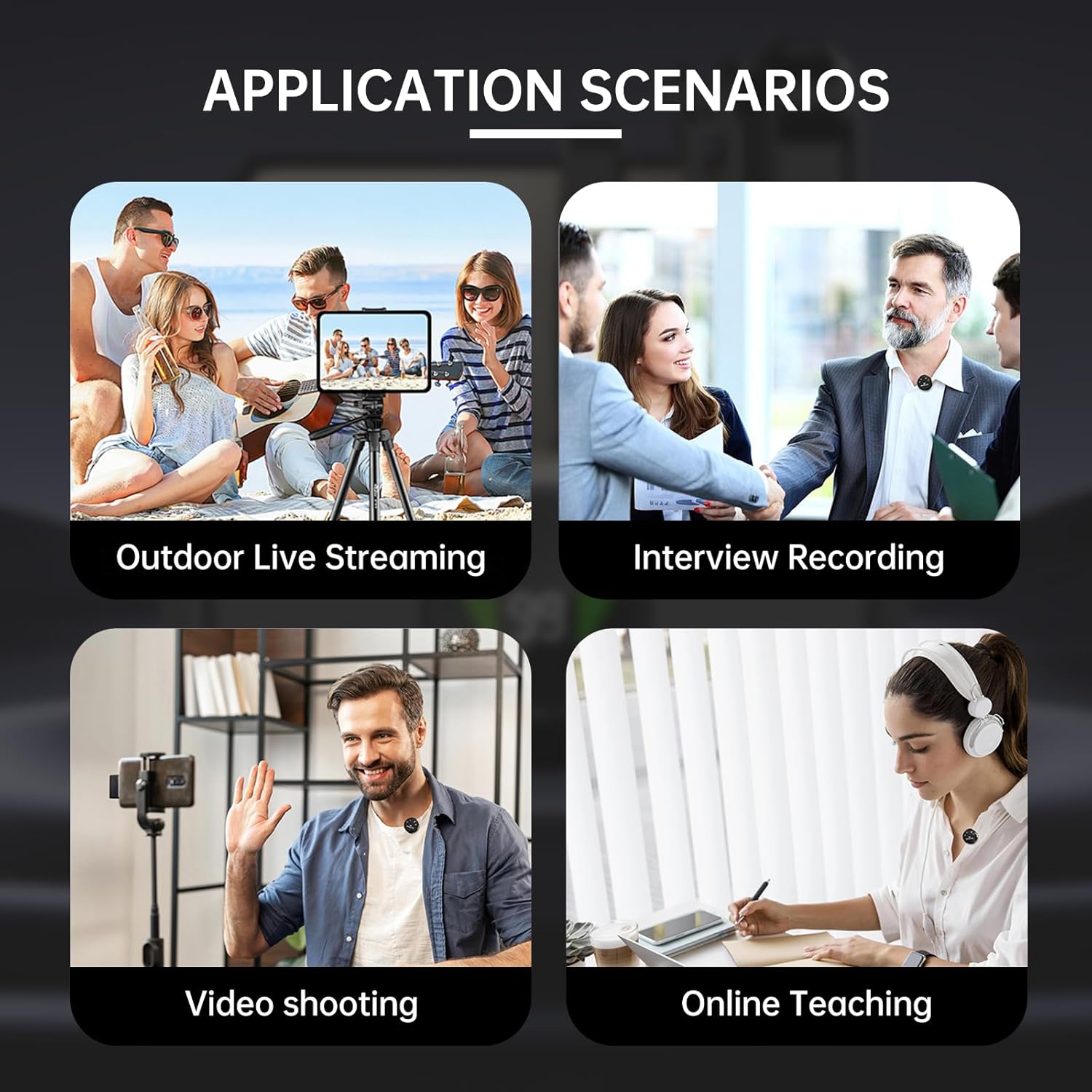 Wireless Lavalier Microphone f - огляд і ціна Phone Cases Usa