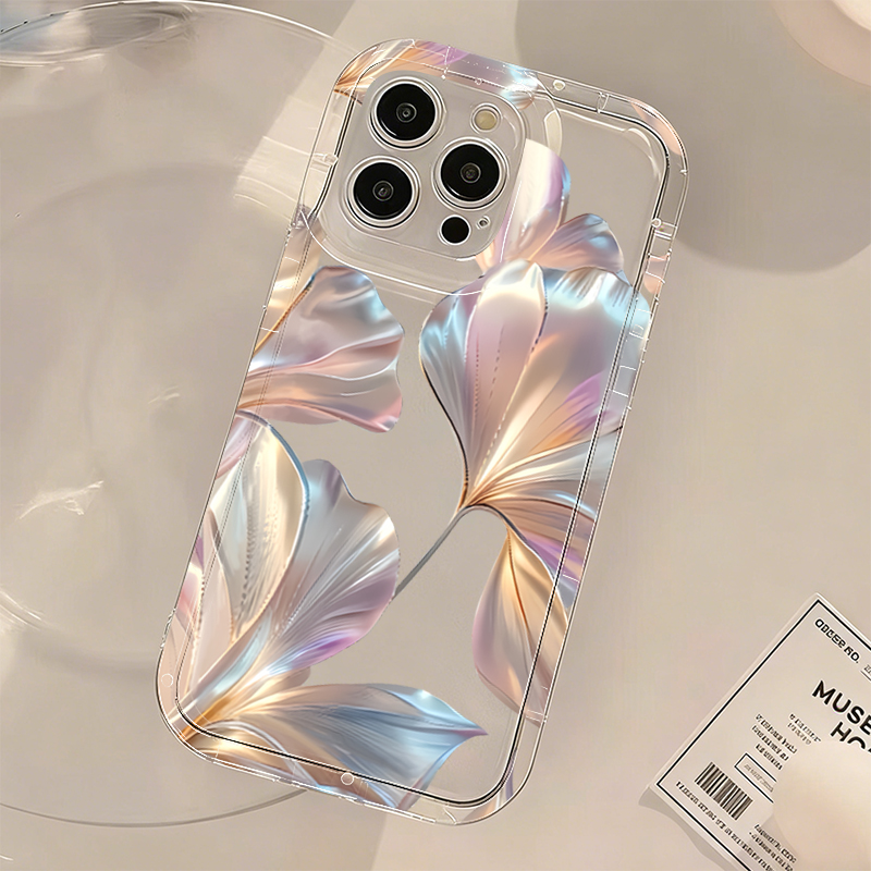 Colorful Metallic Ginkgo Print - огляд і ціна Phone Cases Redmi