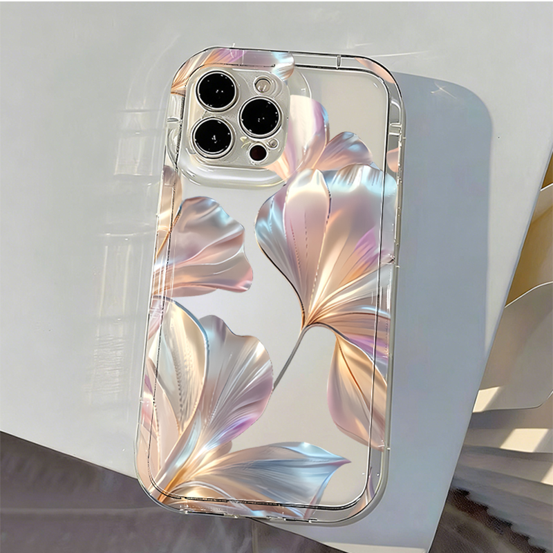 Colorful Metallic Ginkgo Print - огляд і ціна Phone Cases Redmi