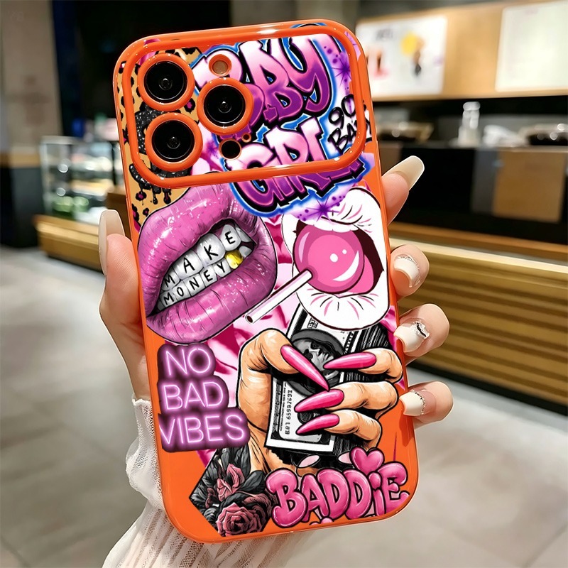 Hip Hop Pink Lips Baby Girl Gr - огляд і ціна Phone Cases Usa