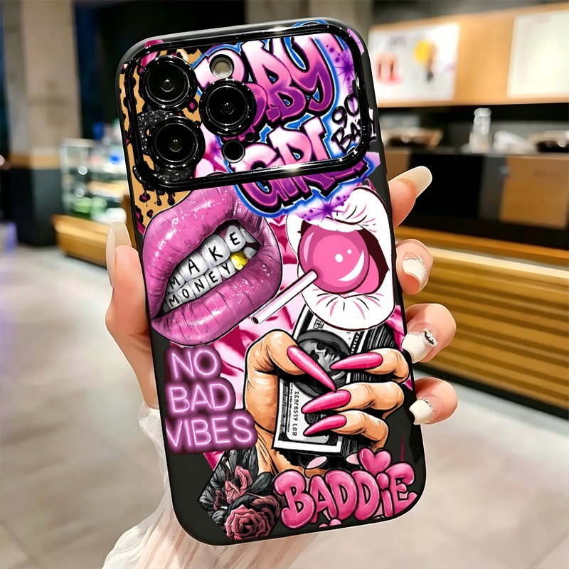 Hip Hop Pink Lips Baby Girl Gr - огляд і ціна Phone Cases Usa