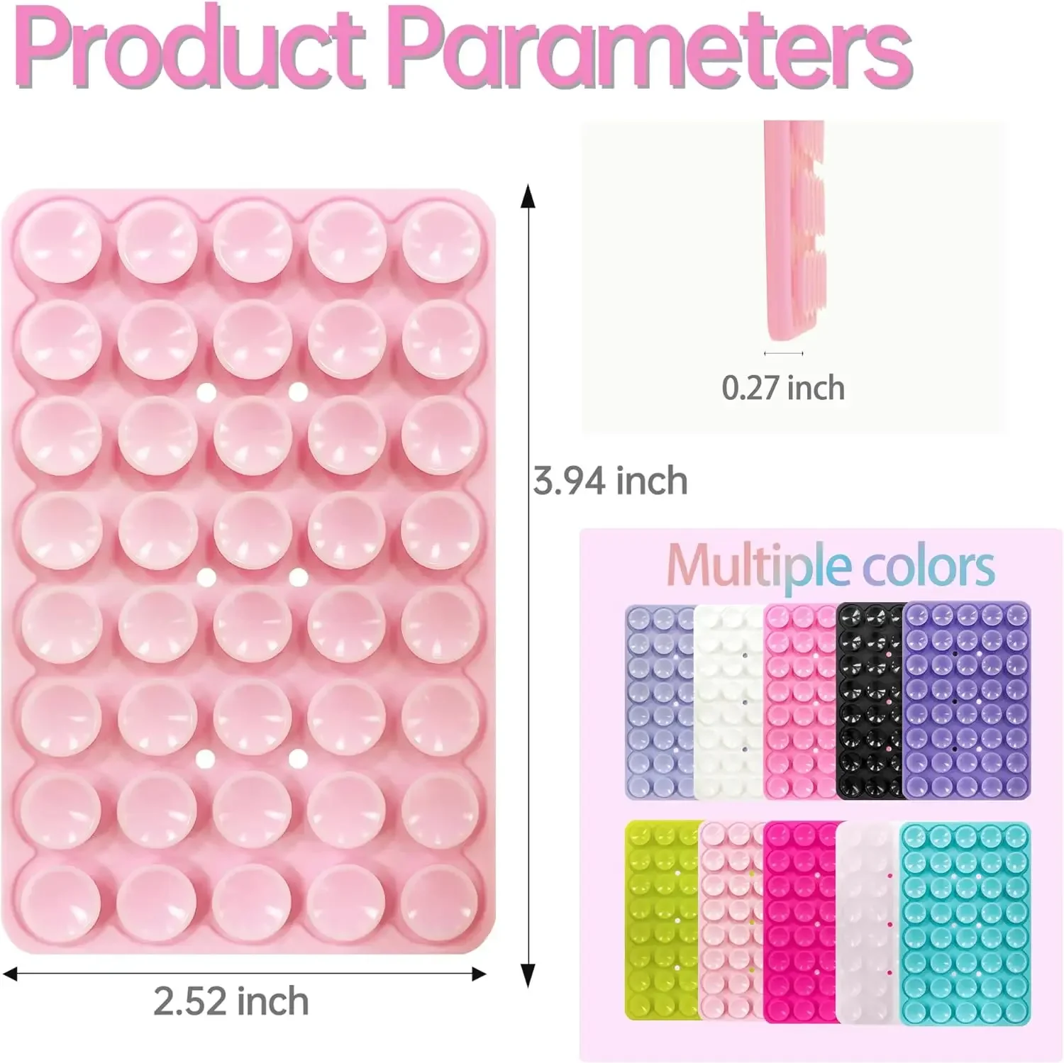 Double-Sided Suction Cup Phone - огляд і ціна Phone Cases Rubber