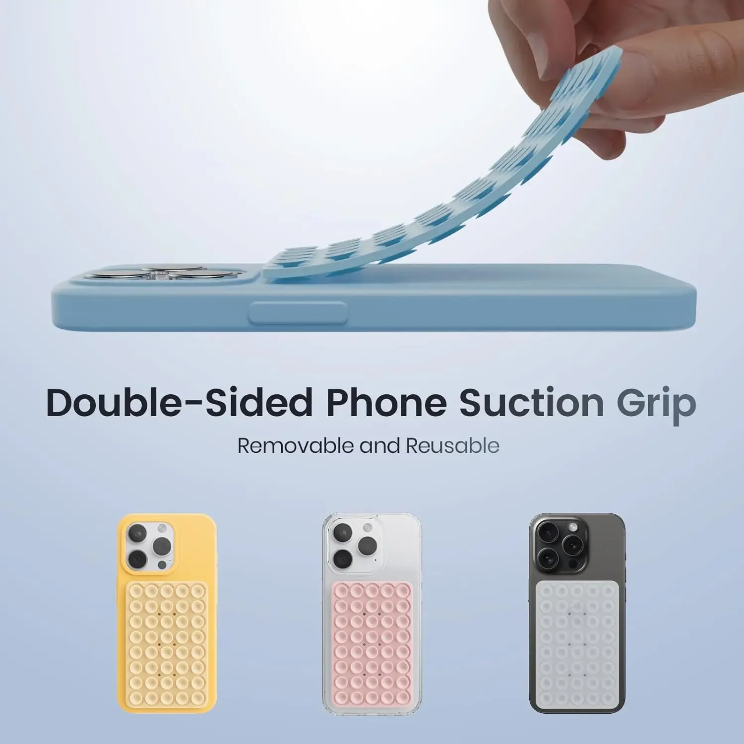 Double-Sided Suction Cup Phone - огляд і ціна Phone Cases Rubber