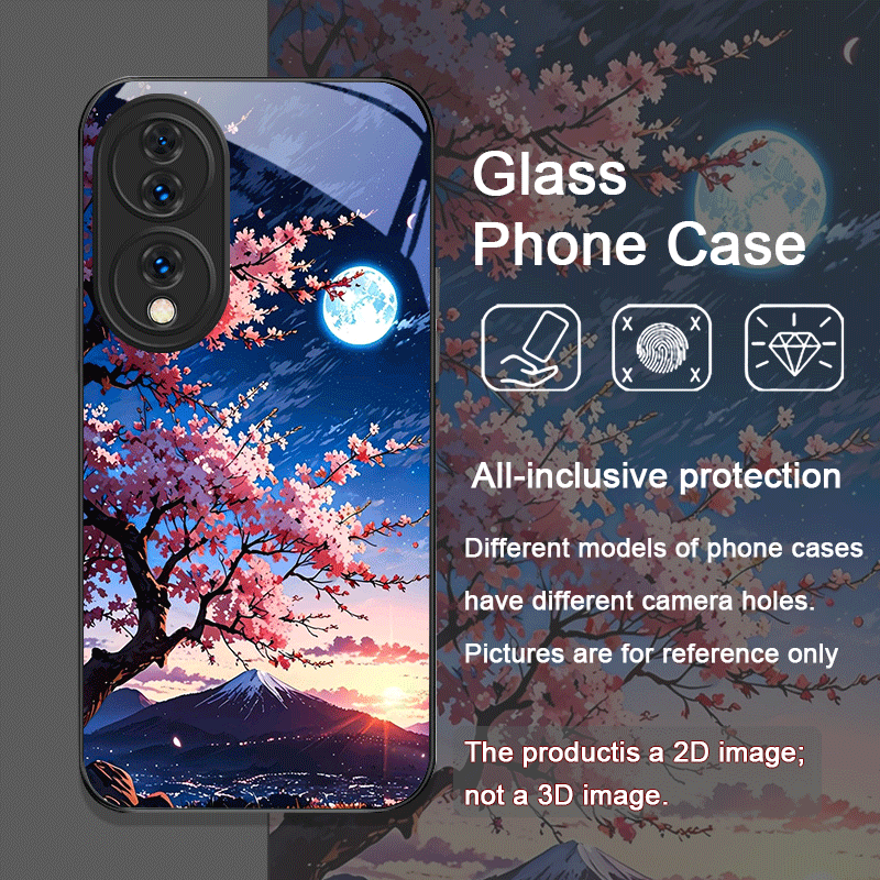 Retro Scenery Moon Cherry Blos - огляд і ціна Phone Cases Cherry