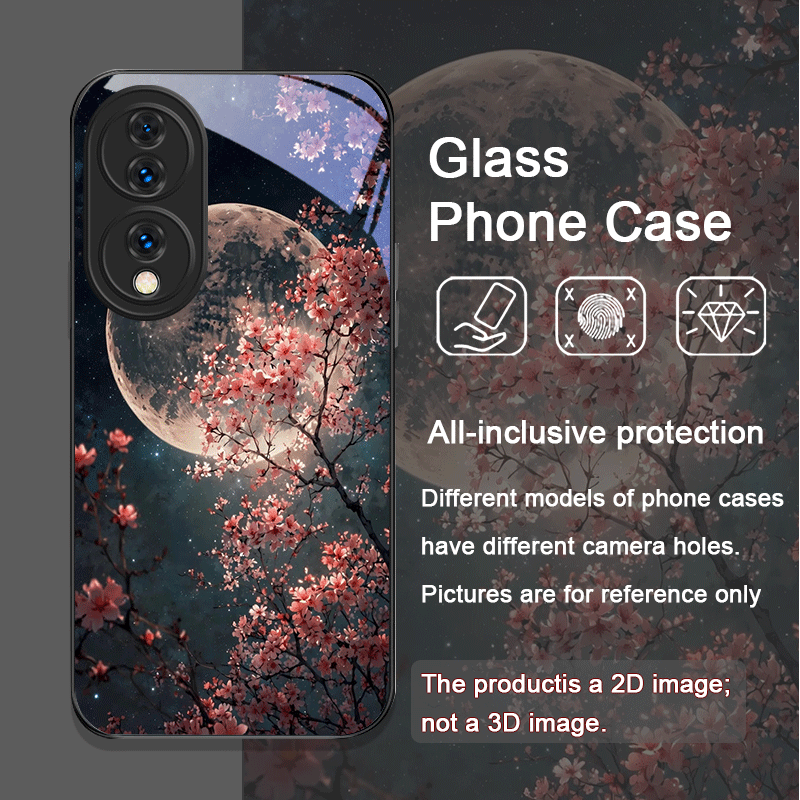 Retro Scenery Moon Cherry Blos - огляд і ціна Phone Cases Cherry