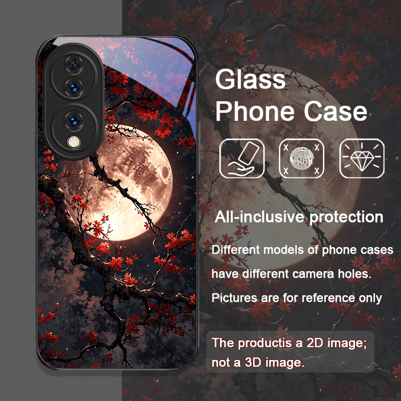 Retro Scenery Moon Cherry Blos - огляд і ціна Phone Cases Cherry