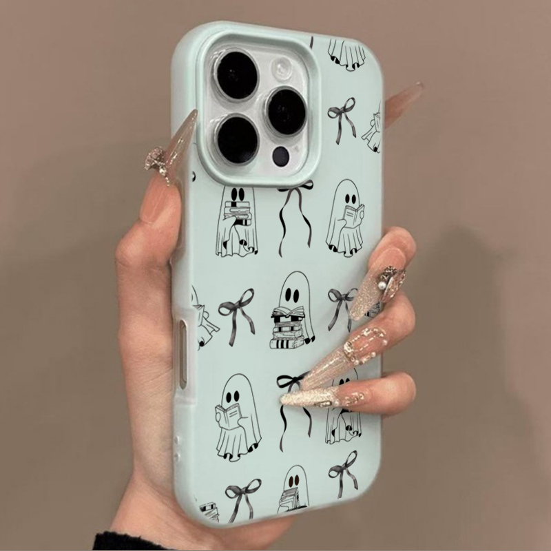 Cute Halloween Book Ghost Bow  - огляд і ціна Phone Cases Cute