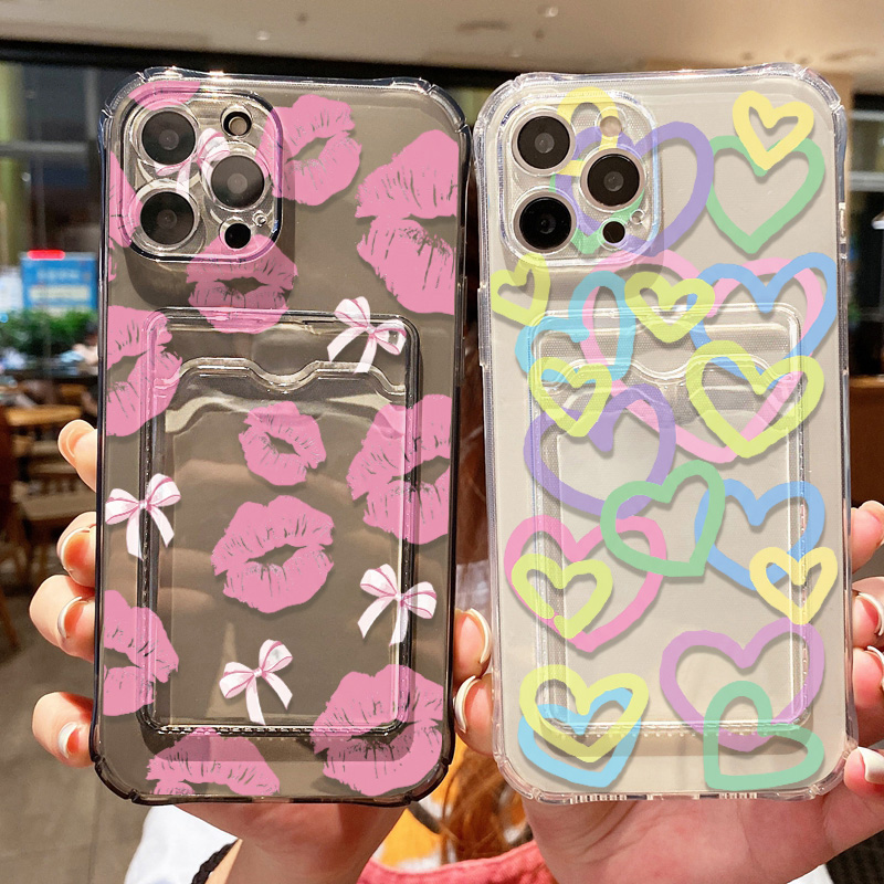 Sexy Lip Transparent Phone Cas - огляд і ціна Phone Cases Holder
