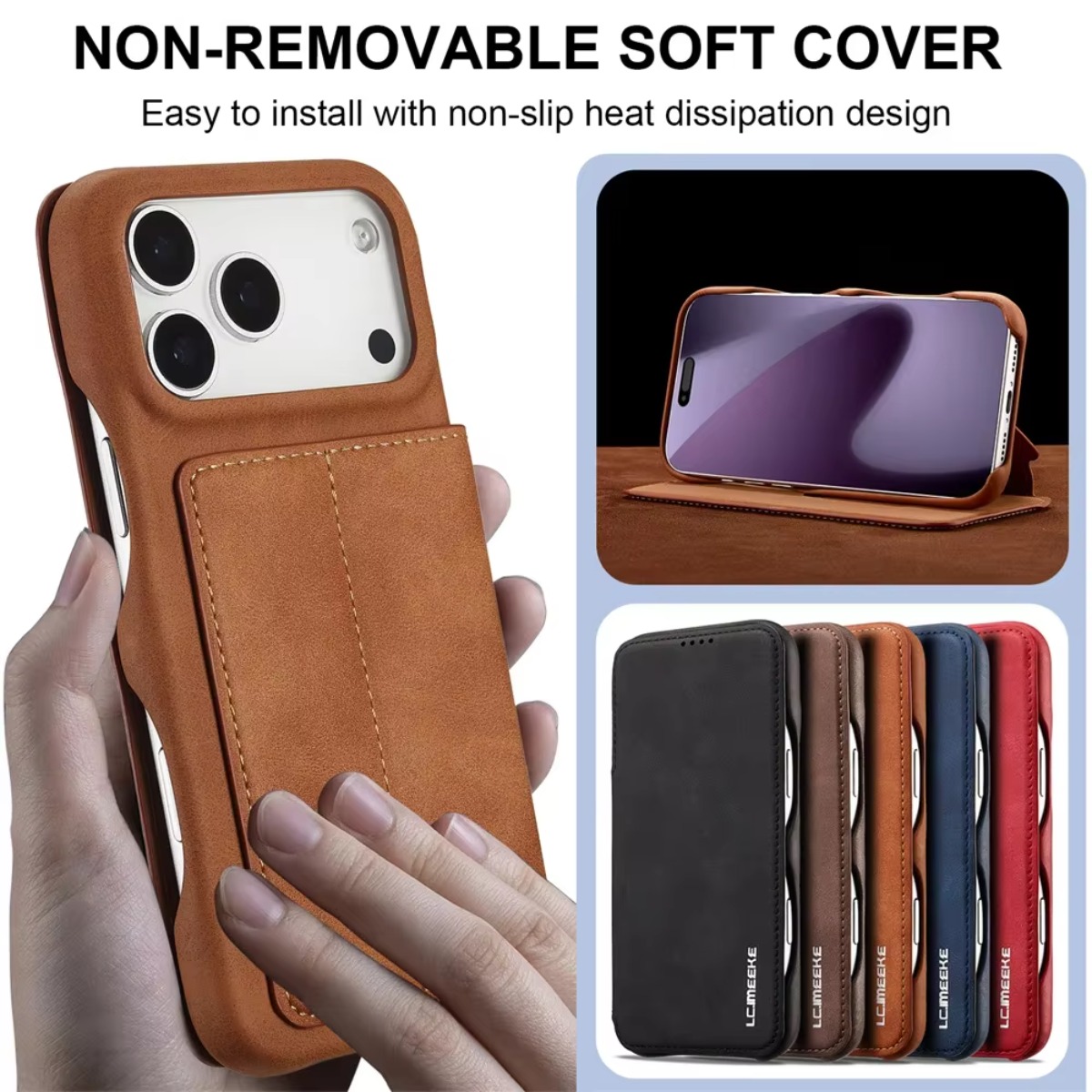 Leather Wallet Magnetic Flip C - огляд і ціна Phone Cases That Hold Cards