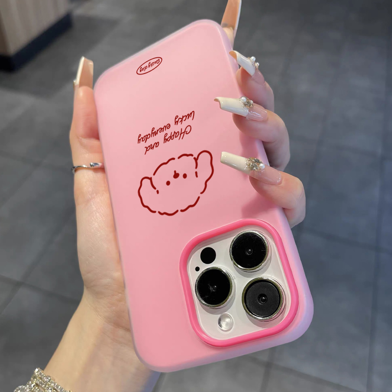 Cute Line Puppy Pattern Phone  - огляд і ціна Phone Cases Cute