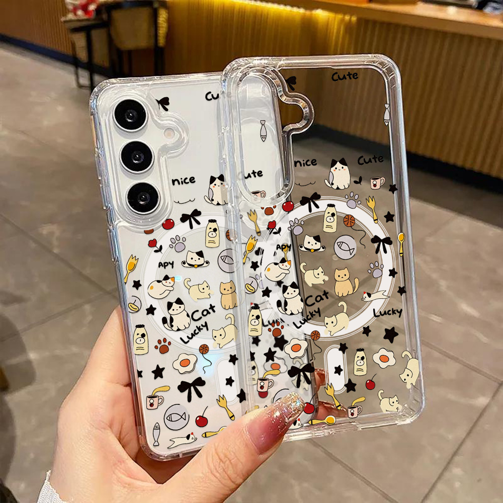 Cute Cat Magnetic Phone Case F - огляд і ціна Phone Cases Galaxy A16 5G