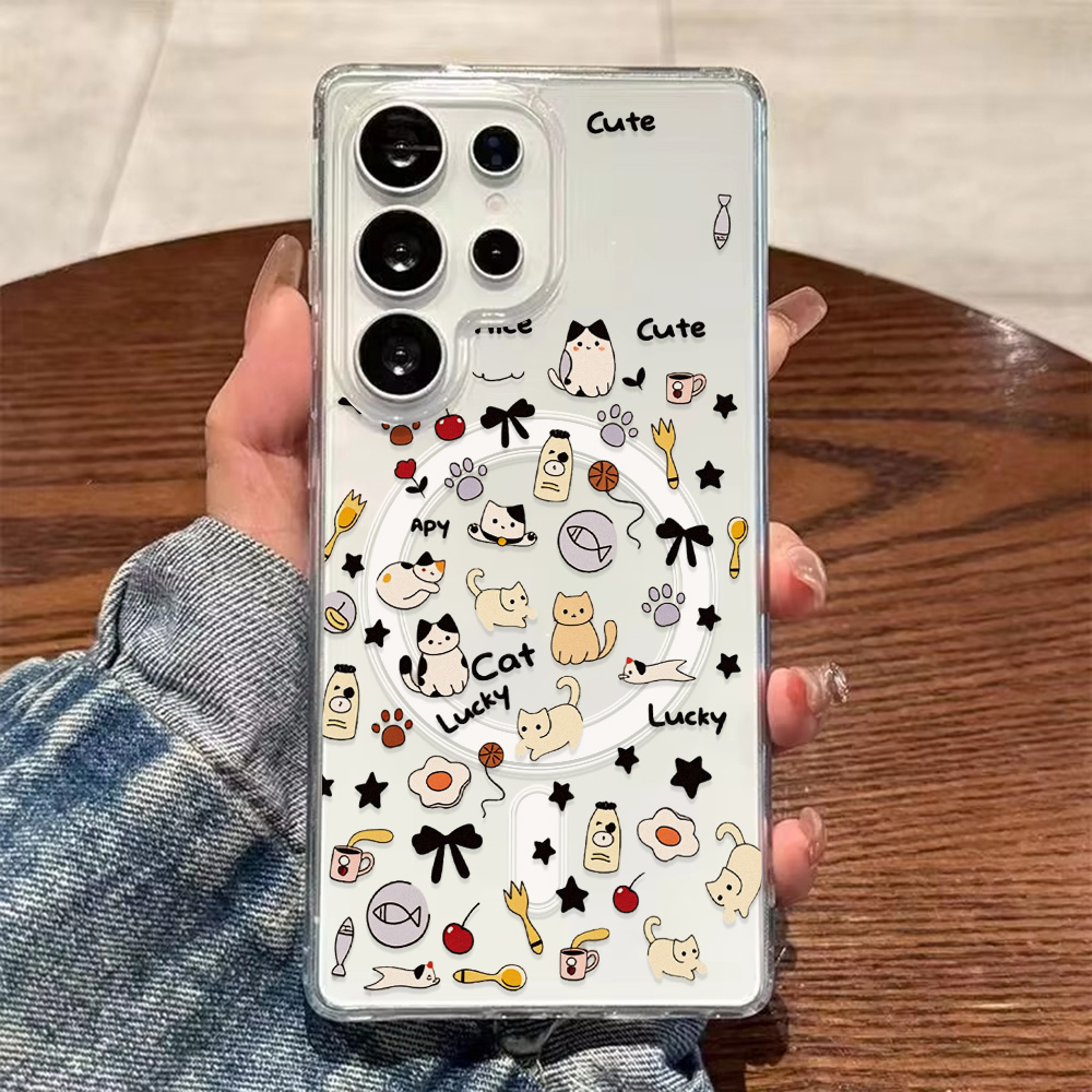 Cute Cat Magnetic Phone Case F - огляд і ціна Phone Cases Galaxy A16 5G
