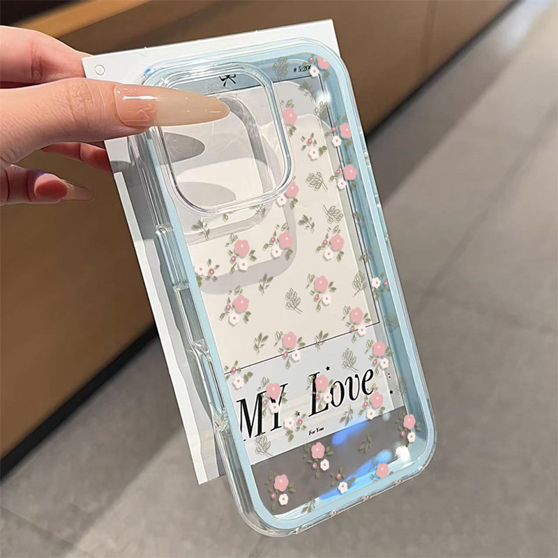 Green Leaves Pink Flower 2in1  - огляд і ціна Phone Cases Usa