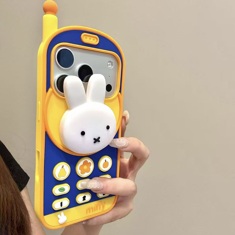 Kawaii Miffy Retro Brick Mobil - огляд і ціна Phone Cases Rubber
