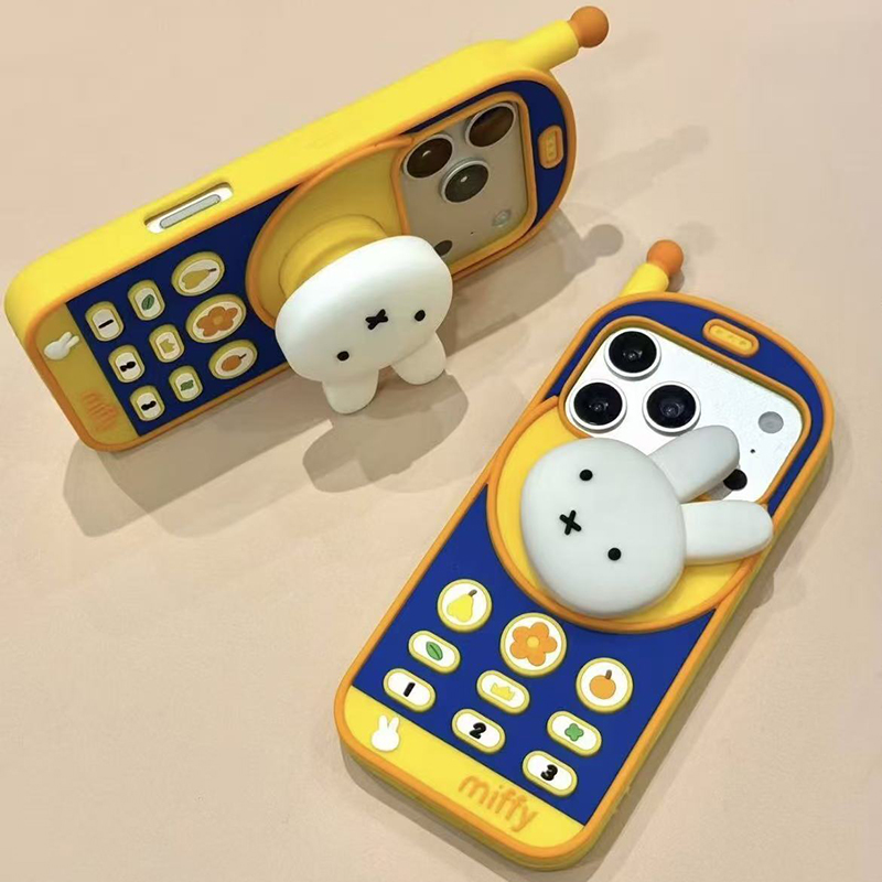 Kawaii Miffy Retro Brick Mobil - огляд і ціна Phone Cases Rubber