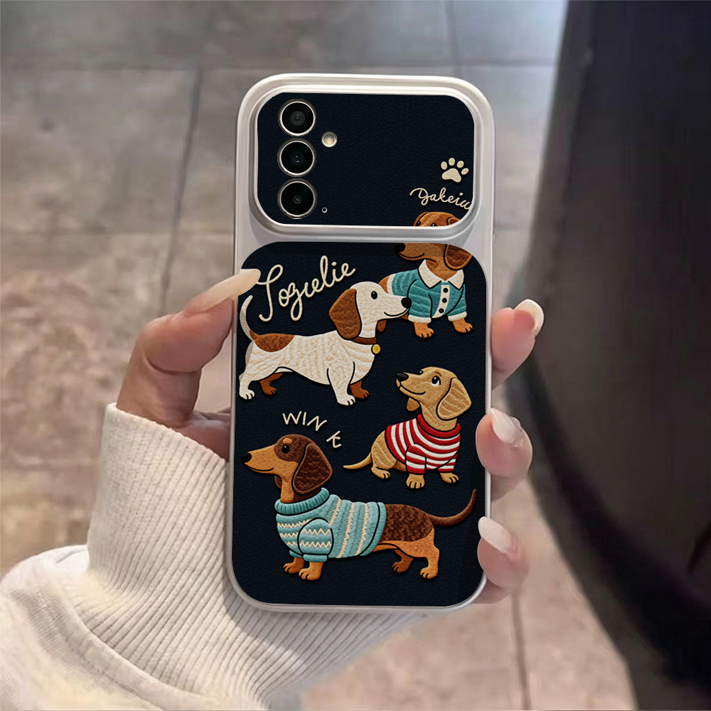 Cartoon Puppy Leather Phone Ca - огляд і ціна Phone Cases Galaxy A16 5G