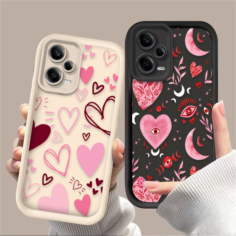 Pink Heart-shaped Phone Case f - огляд і ціна Phone Cases Redmi