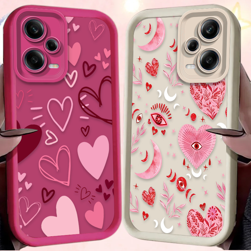 Pink Heart-shaped Phone Case f - огляд і ціна Phone Cases Redmi