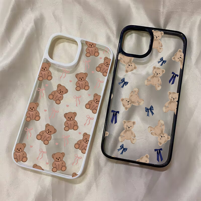 Cute Teddy Bear Bowknot Phone  - огляд і ціна Phone Cases Galaxy A16 5G