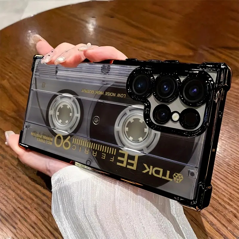 Retro Cassette Pattern Plating - огляд і ціна Phone Cases Galaxy A16 5G