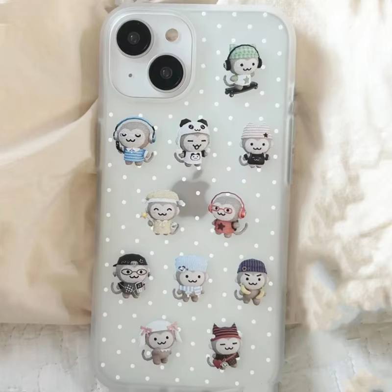 Simple Kawaii Monkey White Pol - огляд і ціна Phone Cases Usa