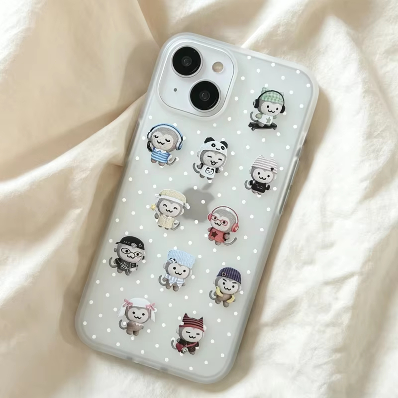 Simple Kawaii Monkey White Pol - огляд і ціна Phone Cases Usa