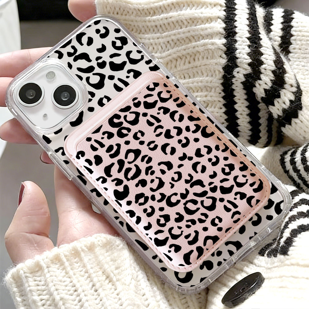 Black Leopard Print For Magsaf - огляд і ціна Phone Cases That Hold Cards