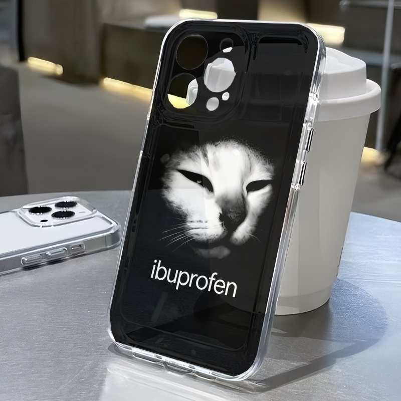 Minimalist Cat Face Art Print  - огляд і ціна Phone Cases Trendy
