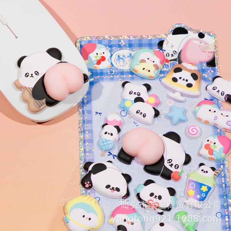 Cute 3D Panda Cartoon Stress R - огляд і ціна Phone Cases Rubber