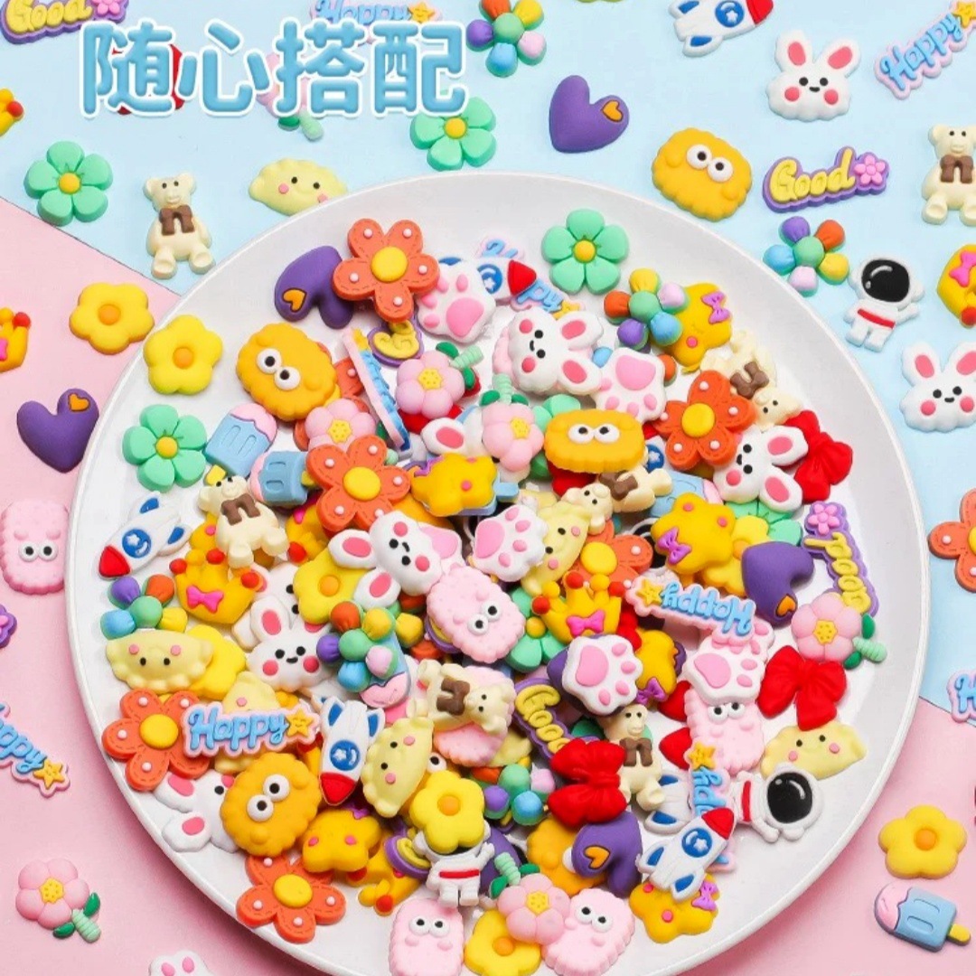 100pcs DIY Mixed Flower Animal - огляд і ціна Phone Cases Rubber