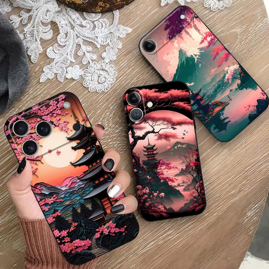 Aesthetic Mount Fuji Funda Pho - огляд і ціна Phone Cases Holder