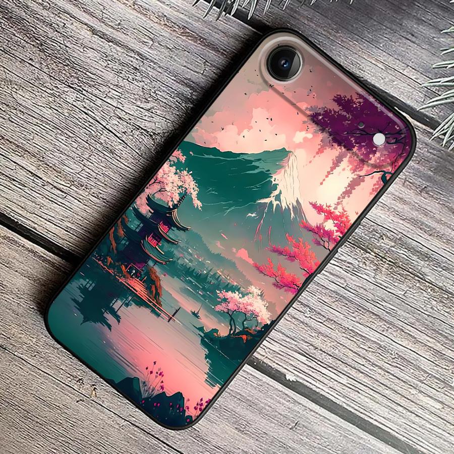 Aesthetic Mount Fuji Funda Pho - огляд і ціна Phone Cases Holder