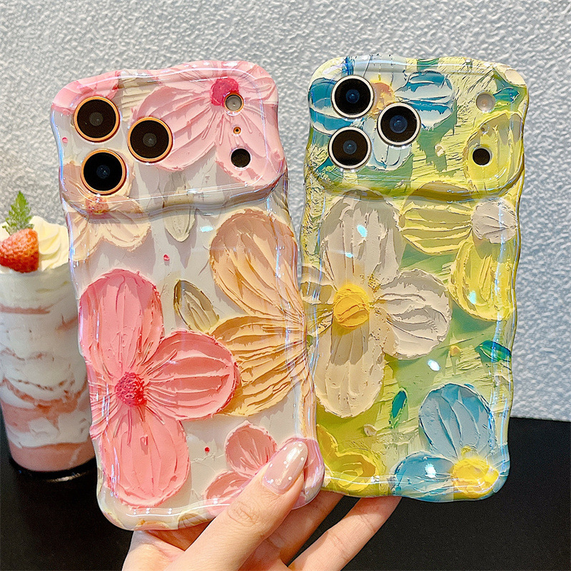 Fashion Oil Painting Flowers W - огляд і ціна Phone Cases Usa